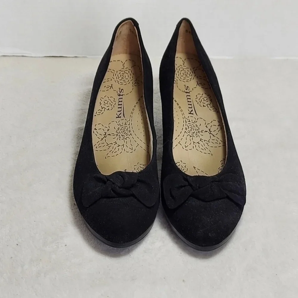 Kumfs black suede